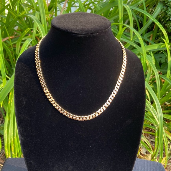 Gold Chain Cuban Link 20in 7mm - Picture 1 of 6